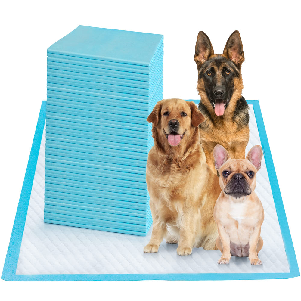 Boscute XXXXL 36x36 pet pad with diamond quilted surface for fast absorption.