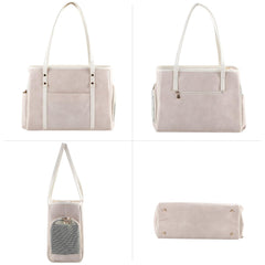 Bosnanller airline-approved soft-sided pet tote designed for easy in-cabin travel.