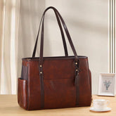Bosnanller Fashion Dog Carrier Purse coffee under-seat travel companion for convenient flights.