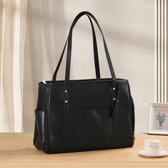 Bosnanller Fashion Dog Carrier Purse under-seat design keeps pets close during air travel.
