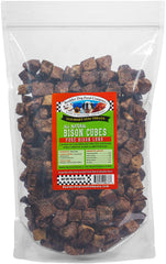 Boulder Dog Food Company Bison Cubes packaging highlighting premium treats