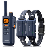 BOUSNIC dog training collar remote demonstrates long range for outdoor obedience.