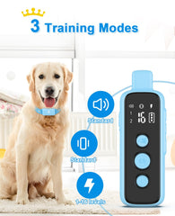 Bousnic shock collar blue receiver compact fits small to medium dogs for precise cues