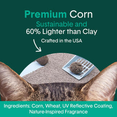 Boxiecat Glo strong clumps enabling easy scooping