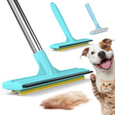 BoxZone 3 In 1 pet hair rake long-handle cleans carpets quickly and thoroughly.