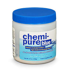 Boyd Chemi-Pure Blue extruded carbon beads close-up—removing toxins and phosphates for healthier tanks.