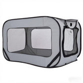 BOYUZHE foldable dog kennel 36inch closed for compact storage and travel.