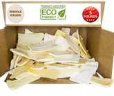 Brazilian Pet Premium Thick Cut Chips rawhide pack promotes long-lasting chewing.