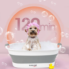 BREENHILL portable tub with non-slip handle for easy transport.