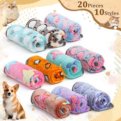 BrightRow puppy blanket starfish pink pattern ideal for travel and nap time
