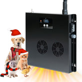 Briidea dog house heater front view delivering quick warmth to pets.