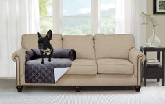 Brilliant Sunshine calming dog bed mat with double diamond quilting enhances décor while protecting furniture.