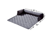 Brilliant Sunshine calming dog bed mat three-sided bolster creates a secure, calming space.