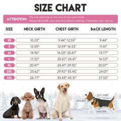 BRKURLEG warm dog coat outer water-resistant layer for windy days.