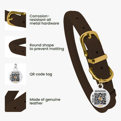 BronzeDog Crazy Horse leather close-up reveals wax finish and moisture resistance.
