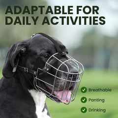 BRONZEDOG large-dog-fit with adjustable straps ensures a secure, personalized fit.