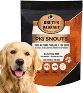brutus & barnaby pig snout treat pack natural ingredients support healthier chewing