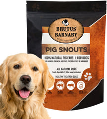 brutus & barnaby pig snout treat pack natural ingredients support healthier chewing