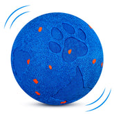Bryxkla Interactive Ball closeup highlights chew-resistant E-TPU for lasting play.