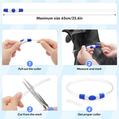Collar BSEEN recargable por USB para uso prolongado.