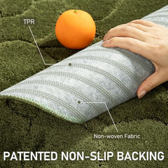 BSICPRO dog mat non-slip bottom on tile surfaces ensures stable placement