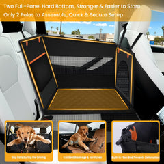 Buatis XL seat cover with mesh ventilation keeps pets cool