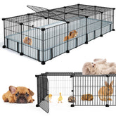 BUCATSTATE guinea-pig-cage top view shows spacious room for two pets