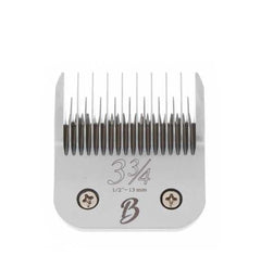 Bucchelli detachable A-series blade closeup highlights durable sharp teeth for precise undercoat trimming.