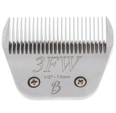 Bucchelli detachable A-series 3-wide blade on clipper enables precise dog grooming cuts