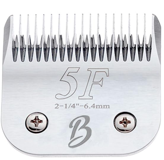 Bucchelli detachable A-series 5F blade closeup demonstrating precise grooming.