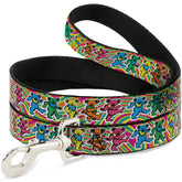 Buckle-Down Grateful Dead leash with dancing bears swirl enhances daily walks.