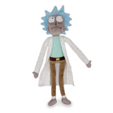 Buckle-Down Rick and Morty dog toy full-body plush with squeaker for interactive play.