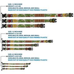 Buckle-Down Star Wars collar features strong D-ring and plastic buckle for secure wear.