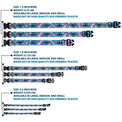Buckle-Down Disney collar D-ring close-up emphasizes durability and easy leash attachment.
