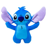 Buckle-Down Disney Stitch arms-up toy for interactive play with squeaker.