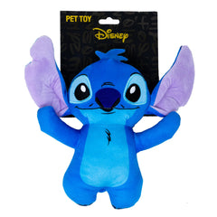 Buckle-Down Disney Stitch squeaker closeup toy promotes lively play.