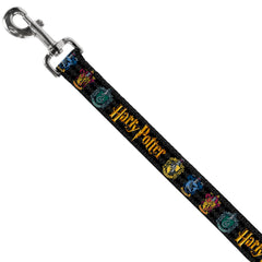 Buckle-Down Harry Potter leash print detail emphasizes long-lasting color