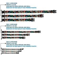 Buckle-Down plastic buckle close-up highlighting durability for active dogs