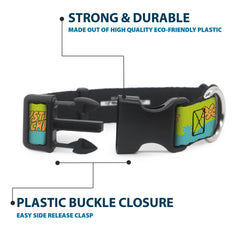 Buckle-Down Scooby Doo collar D-ring detail supports leash attachment reliability.