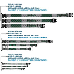 Buckle-Down Warner Bros D-ring detail highlights strong leash attachment.