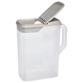 Buddeez 8-quart pet-food container with clear body for quick level checks.