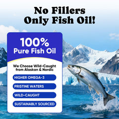 BuddyCheer Wild Alaskan Salmon Oil label closeup highlights krill boost