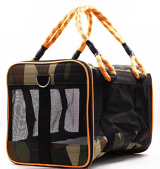 Buddy's Best carrier features reflective strips for night travel safety