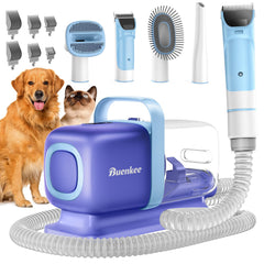 buenkee dog grooming kit vacuum action with 2L dustbin for mess-free grooming