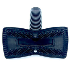 Buff Brite Fur-EEL hammerhead on a wide surface, pulling lint with silicone teeth.