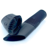 Buff Brite Fur Remover Pro II with Fang Adapter ready to grab pet hair from upholstery