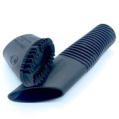 Buff Brite Fur Remover Pro II with Fang Adapter ready to grab pet hair from upholstery