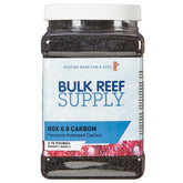 Bulk Reef Supply ROX 0.8 carbon packaging for premium aquarium filtration.