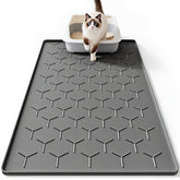 Bulkniu Litter Mat wide view shows large 22x34 coverage for litter control.