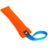 Bull Fit K9 bite tug toy with durable French linen for long-lasting fetch sessions.